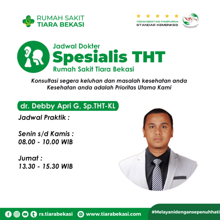 Jadwal Dokter Spesialis Paru di Bekasi