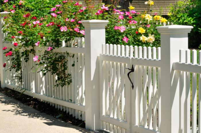 Fence picket wood classic white fences reasons love top yard